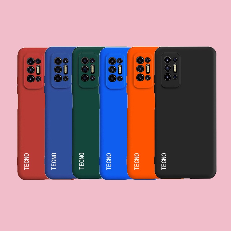 Ốp Điện Thoại TPU Silicon Màu Kẹo Cho Tecno Pova Neo/LE6 Pova 2/POVA2/LE7 /Pova/LD7/G80