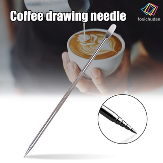 Bút vẽ trang trí cà phê Cappuccino Latte Espresso bằng thép không gỉ