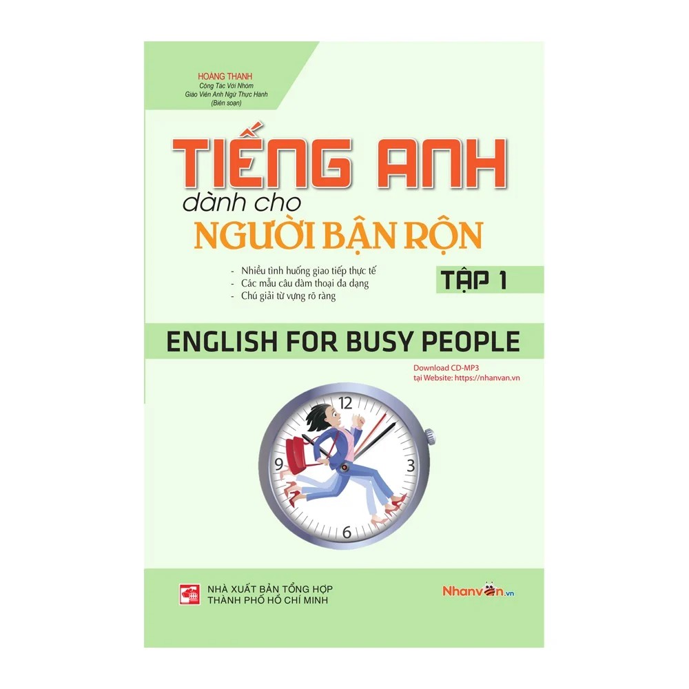 Sách - Tiếng Anh Dành Cho Người Bận Rộn - English For Busy People - Tập 1 - Download CD