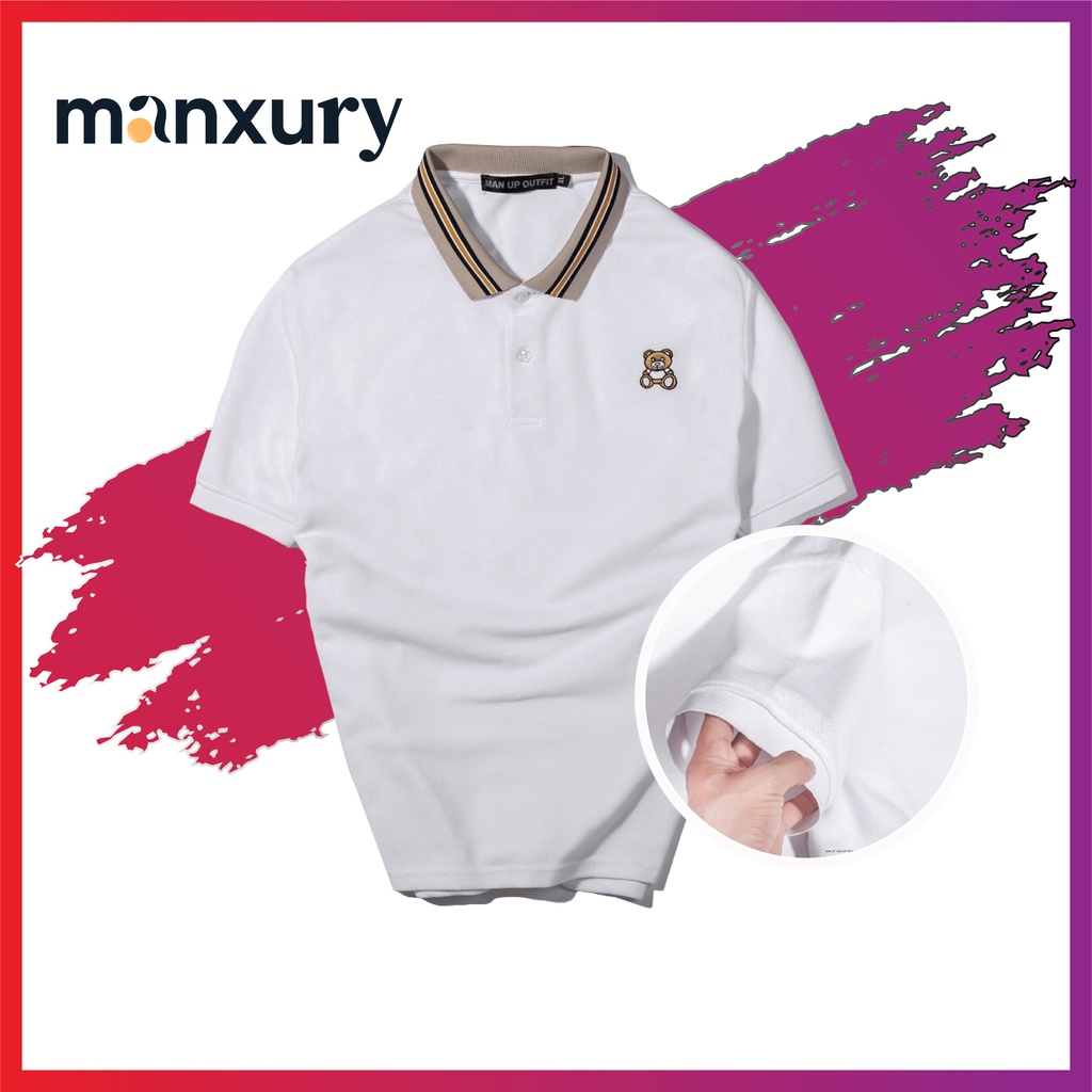 Áo Thun Nam Polo Có Cổ, Áo Polo Nam Cổ Bẻ Tay Ngắn Đẹp Chuẩn Form Chất Liệu Vải Cotton Cá Sấu Mềm Mịn MANXURY MPL01