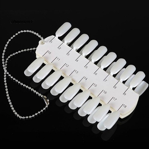 Set bảng trưng bày 36 móng tay có móc khoá luyện tập sơn màu móng