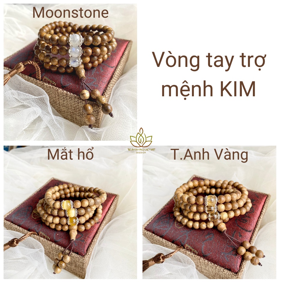 Vòng Tay Trầm Hương 108 Hạt 6mm Theo Mệnh - Theo Tuổi - Vòng Phong Thủy