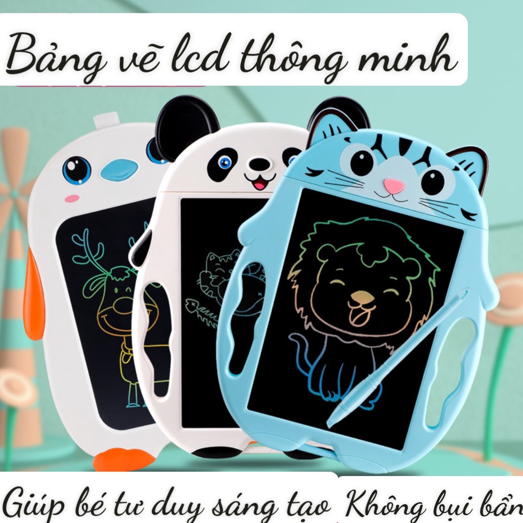 { kho sỉ } BẢNG VIẾT TỰ XÓA , BẢNG ĐIỆN TỬ THÔNG MINH, BẢNG VẼ ĐIỆN TỬ LCD 9inch hình vật