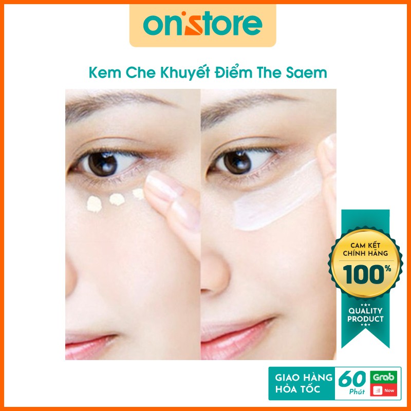 Kem Che Khuyết Điểm The Saem Cover Perfection Tip Concealer Che Phủ Tốt, Concealer Bút Kem Che Khuyết Điểm, Giá Rẻ Hàn Q