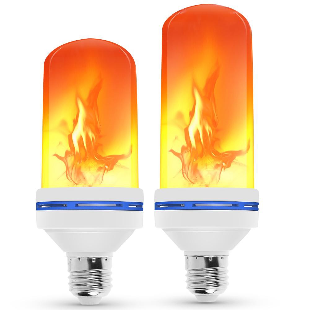 Bóng đèn led E27 SMD2835 3 chế độ tạo hiệu ứng ngọn lửa giả dùng để trang trí giáng sinh