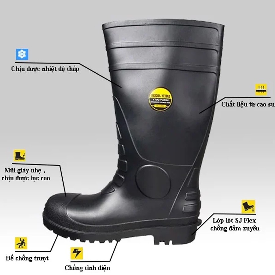 Ủng Cao Su Bảo Hộ Lao Động Jogger Hercules S5