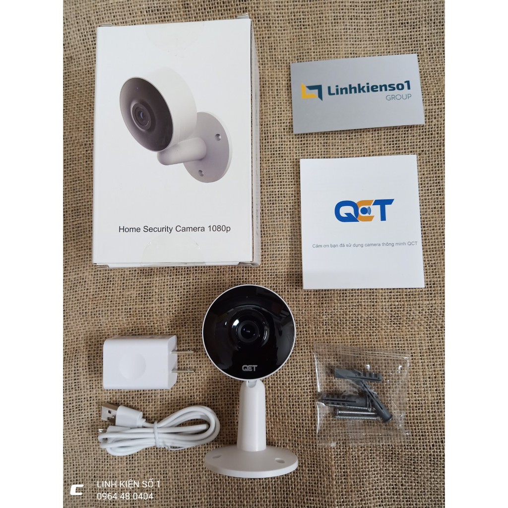 [Mã SKAMPUSHA7 giảm 8% đơn 250k]Camera giám sát IP QCT Mini 1080P QCT00M9S - Hàng chính hãng | BigBuy360 - bigbuy360.vn