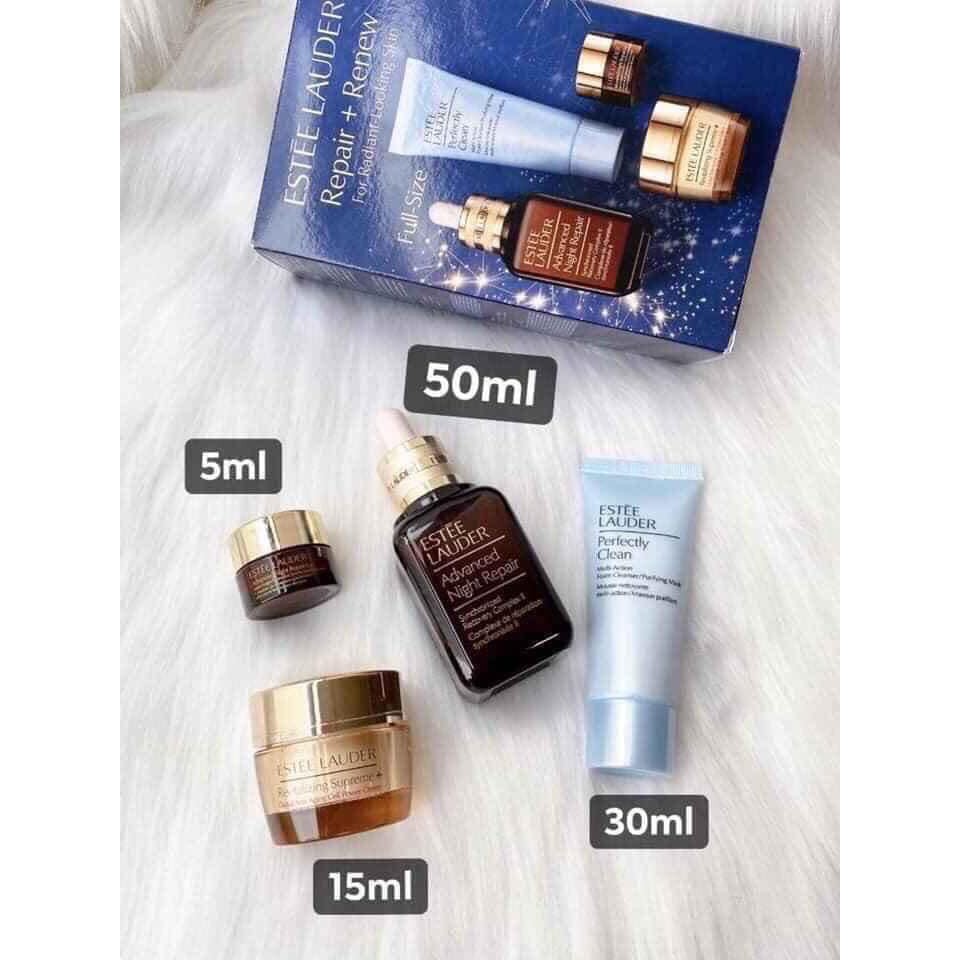 Set dưỡng da ESTEE LAUDER ( Serum 30ml - kem dưỡng 15ml - kem mắt 5ml)