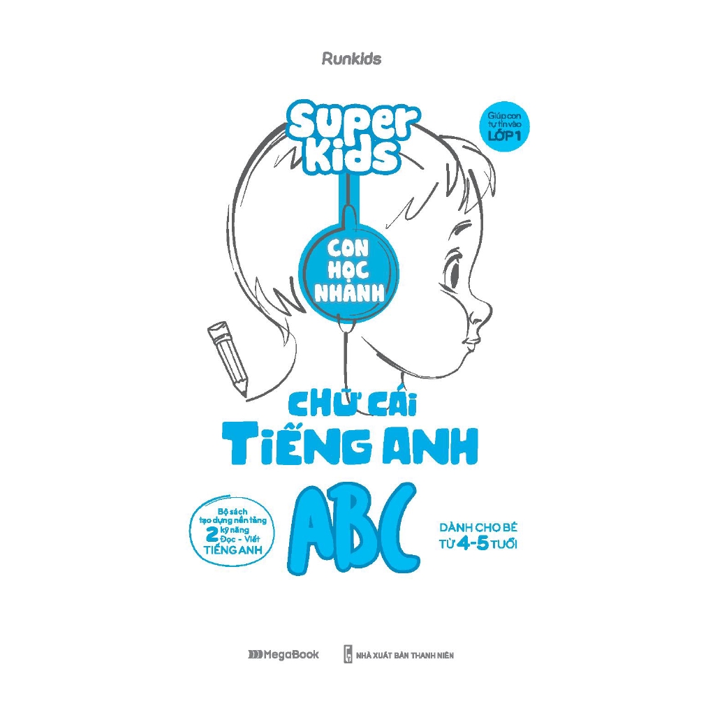 Sách - Super Kids Con Học Nhanh Chữ Cái Tiếng Anh Abc