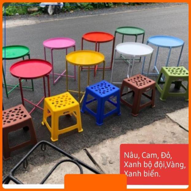 [HÀNG DÀY, GÍA SỈ] GHẾ NHỰA Trà Chanh, Trà sữa, Cafe Vỉa Hè - Hàng Song Long dày dặn