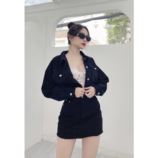 Áo khoác kaki jeans QC