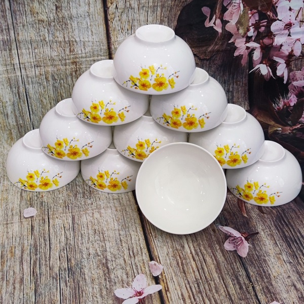 bộ 10 chén ăn cơm - bộ chén ăn cơm