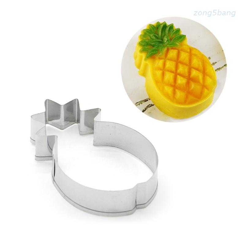 Khuôn Cắt Bánh Quy Hình Trái Dứa Bằng Thép Không Gỉ