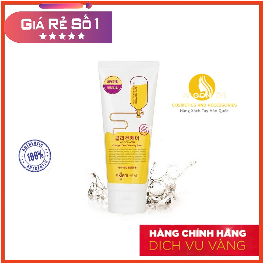 [Chính Hãng] Sữa Rửa Mặt Mediheal Collagen Cleansing Foam (Hàn Quốc)