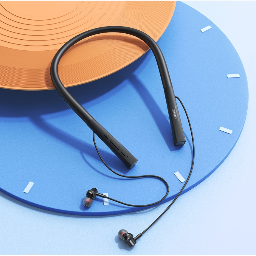 Tai nghe bluetooth thể thao quàng cổ Remax hifi siêu bass hỗ trợ khe thẻ nhớ