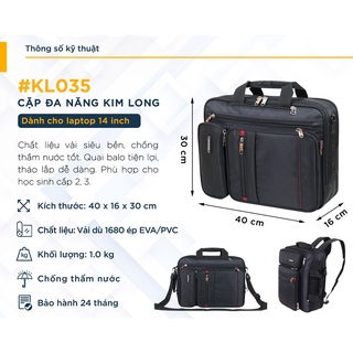 Cặp đa năng Kim Long KL035