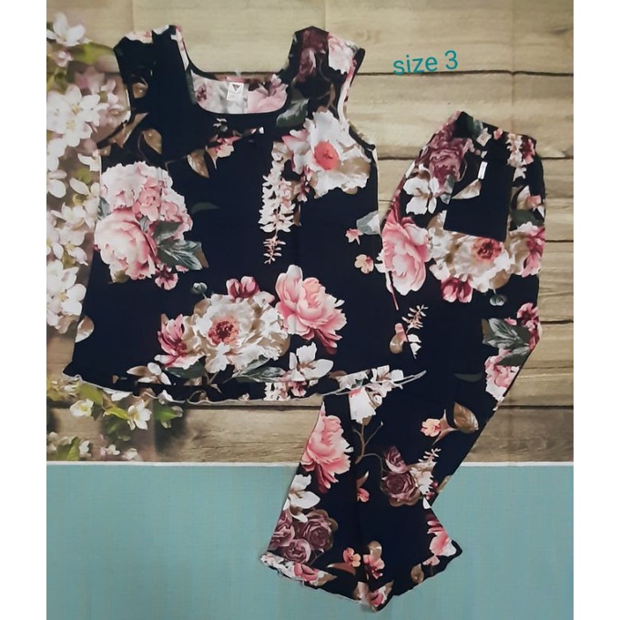 Đồ tole tay ngắn quần dài trung niên (50-55kg)