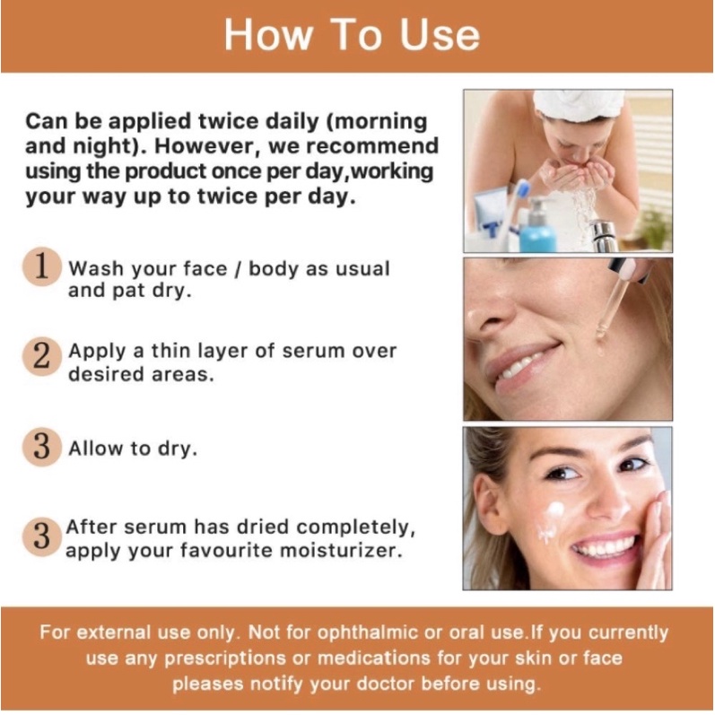 Serum trắng da mờ nám Premium 20% Vitamin C / Hyaluroic ELBBUB 30ml USA