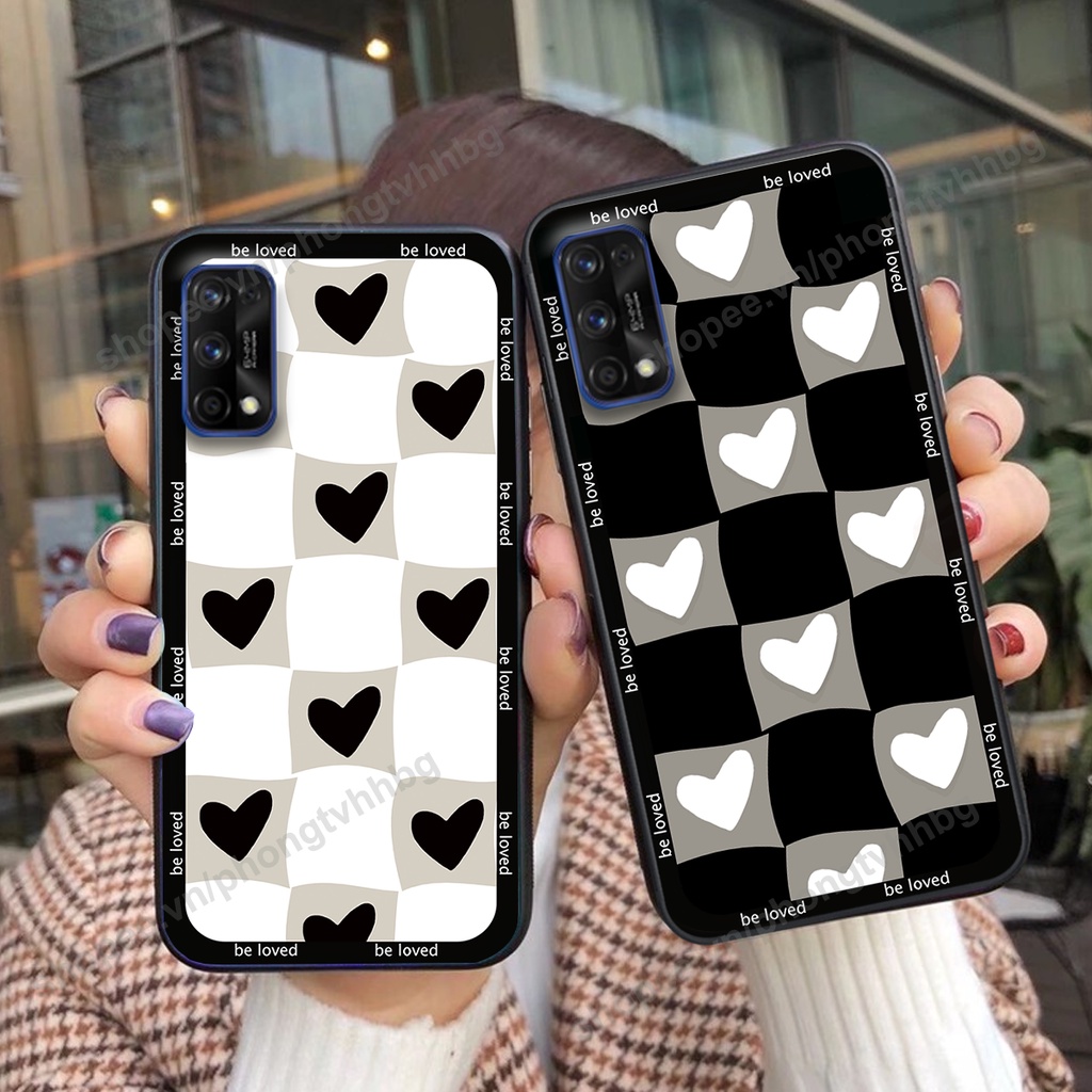 Ốp lưng Realme 7 / Realme 7 Pro  ốp họa tiết trái tim caro, chuột mikey thể thao cực đẹp cute cực bền bỉ