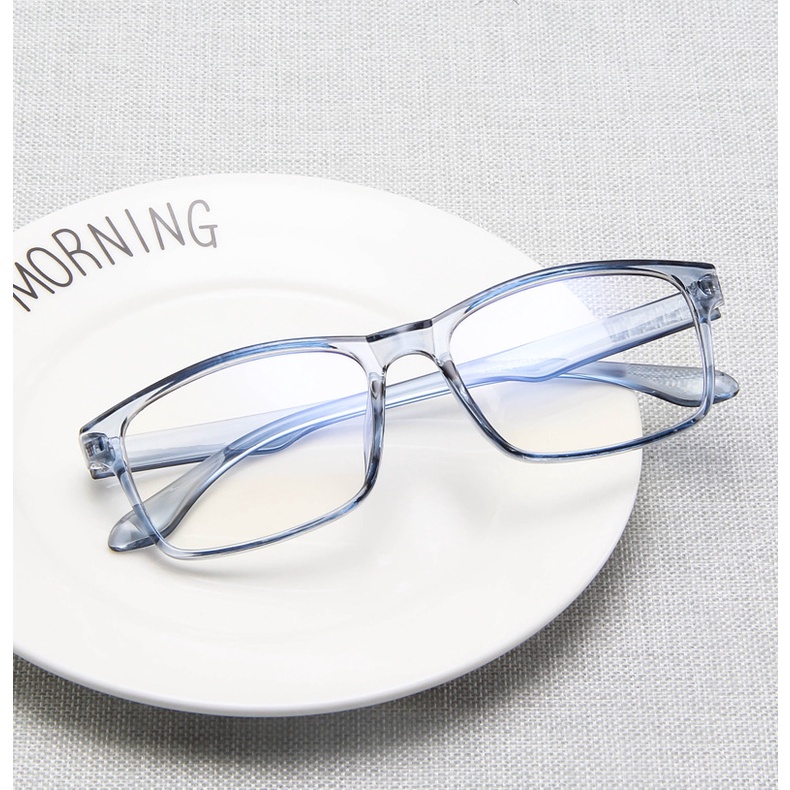 Korean version new simple flat lens trend fashion eyeglass frame RETRO art eyeglass frame men's and women's square glasses
