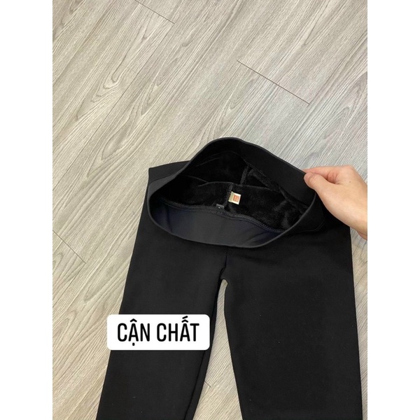 Quần legging lót lông thần thánh mặc siêu ấm