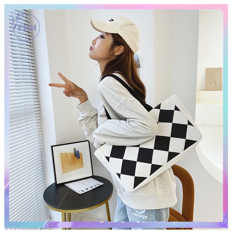 Túi Xách Canvas Cỡ Lớn Màu Sắc Thời Trang Dành Cho IPad A4 2022