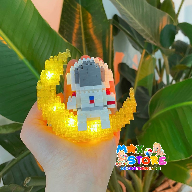 Đồ Chơi lê-gô PHI HÀNH GIA 3D Phát Sáng 336 Chi Tiết Độc Đáo Cho Bé Yêu - Đồ Chơi MAX STORE