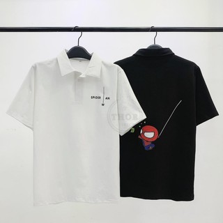Áo polo spider man unisex