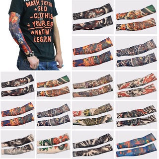 Găng ống tay chống nắng in hình xăm 3D