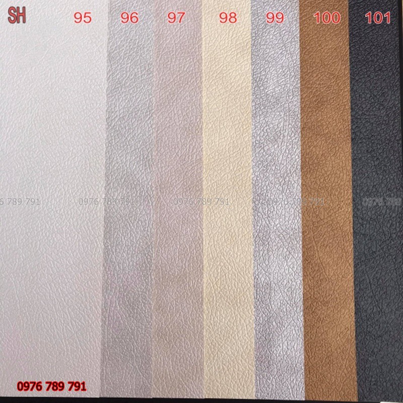 Giấy Dán Tường Giả Da Phòng Ngủ Đẹp, Lụa Không Keo, Khổ 10m x 53 cm, Màu Trắng, Vàng, Đen