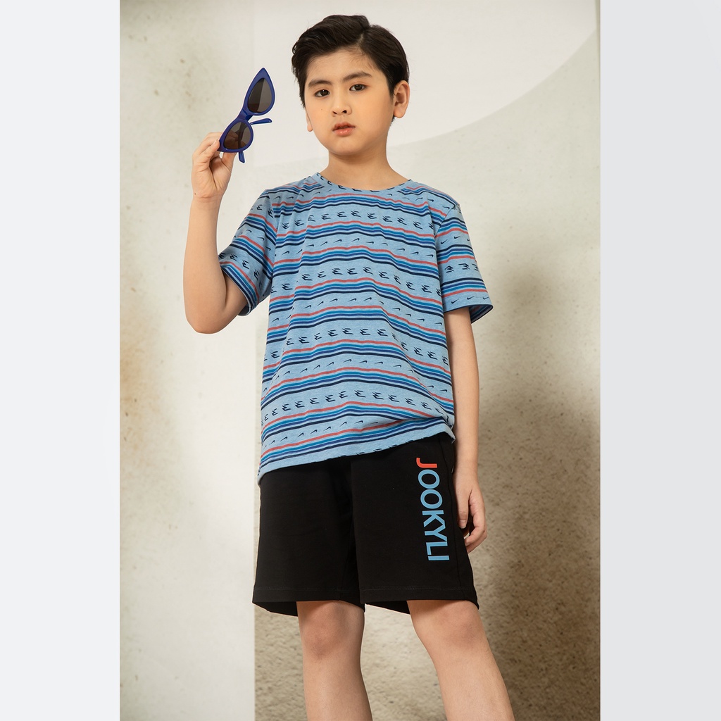 Bộ thun JOOKYLI bé trai màu xanh 94B0537