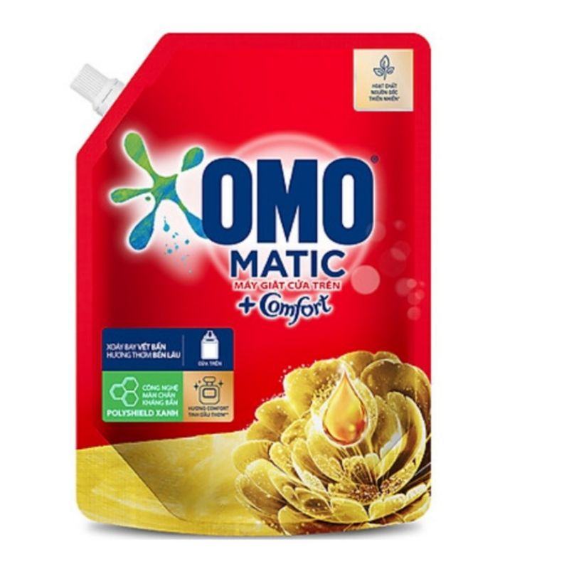 Nước giặt OMO Matic Comfort Tinh dầu thơm 2.0kg