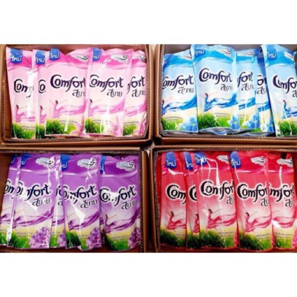 [ SIÊU THƠM ] NƯỚC XẢ VẢI COMFORT THÁI LAN GÓI 580ML