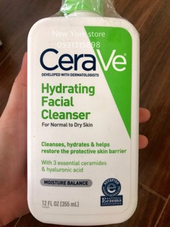 Sữa rửa mặt Cerave 355ml USA