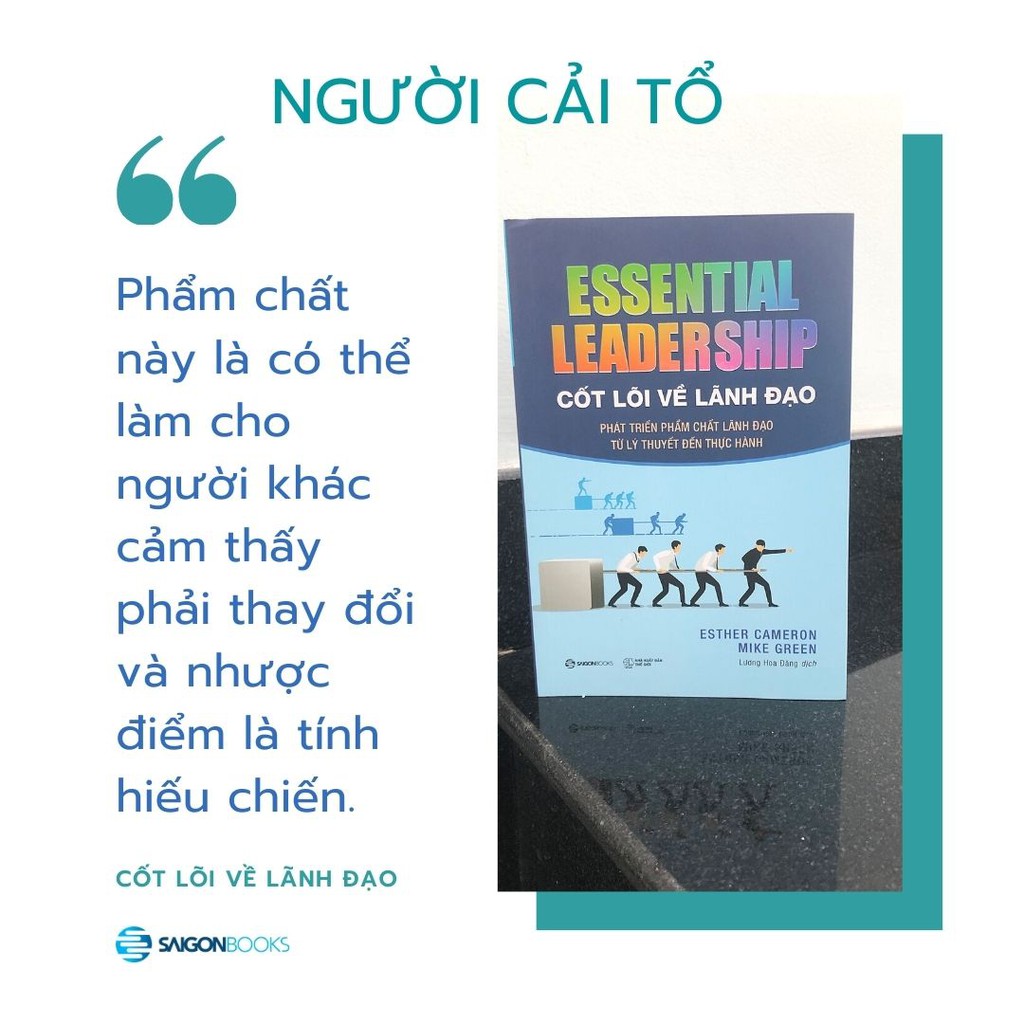 [MÃ giảm 40K]SÁCH: Cốt lõi về lãnh đạo (Essential leadership) - Tác giả Esther Cameron , Mike Green