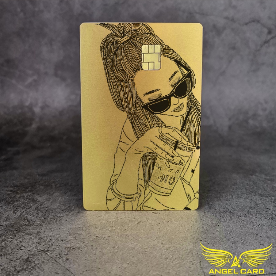 Thẻ ATM bằng kim loại, thẻ ngân hàng kim loại