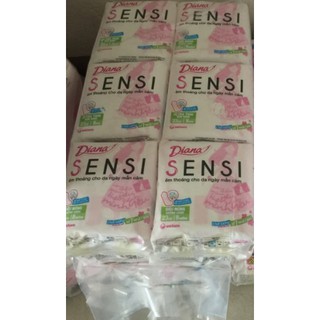 Combo 6 gói bvs diana sensi mỏng không cánh