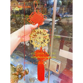  Vòng Dơi Ngũ Phúc Lâm Môn Bằng Đồng Đường kính 12cm dài 55cm 