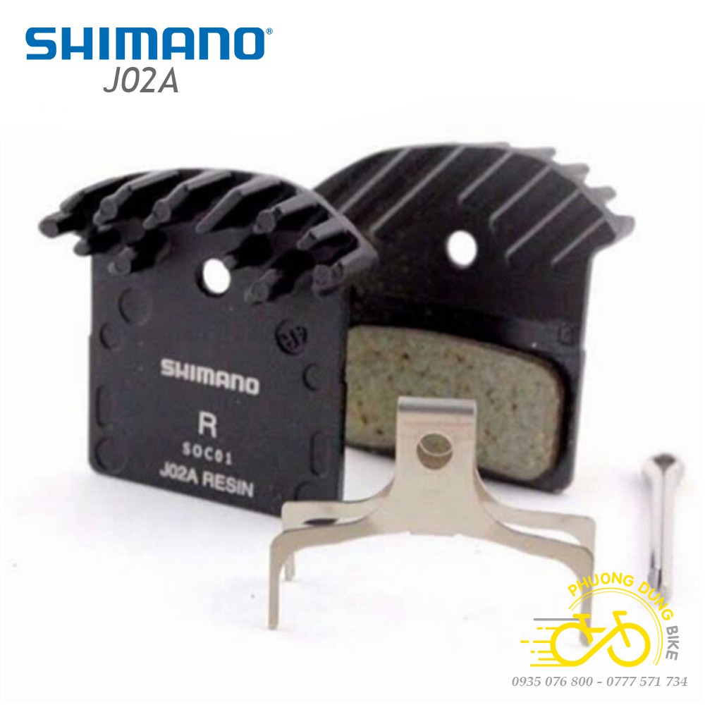 Má phanh xe đạp SHIMANO J02A tản nhiệt