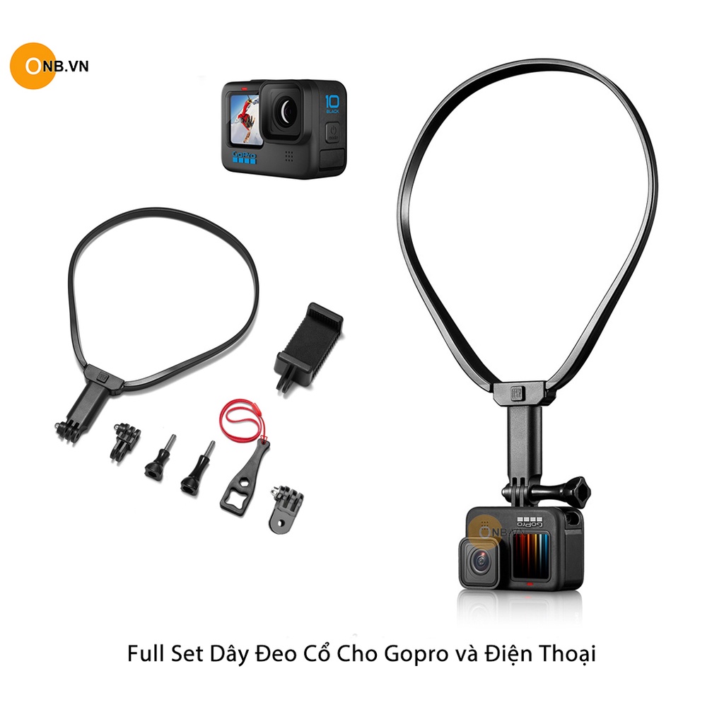 Fullset Dây Đeo Cổ Cho Gopro và Điện Thoại mẫu mới 2022