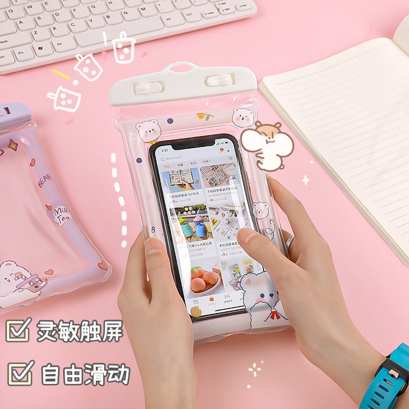 Túi chống nước trong suốt có dây đeo cho điện thoại di động