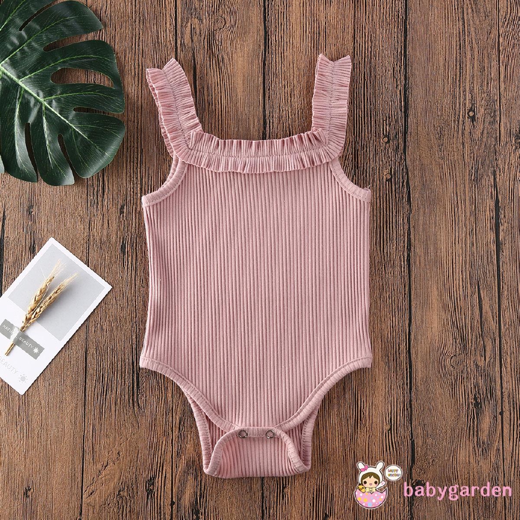 Đồ Liền Thân Sát Nách Mùa Hè Cho Bé Gái Từ 0-2 Tuổi