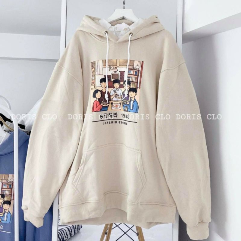 [RẺ VÔ ĐỊCH] Áo hoodie nỉ mũ gia đình 1988 cotton tay bồng siêu xinh | BigBuy360 - bigbuy360.vn