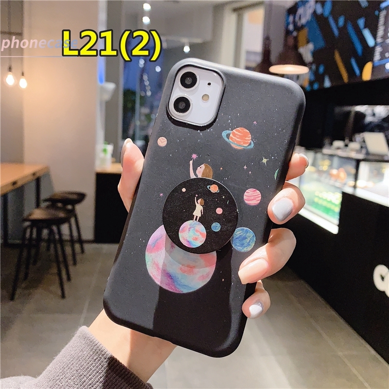 Ốp điện thoại TPU có giá đỡ cho Realme 5i 6 C2 6i C3 7 5 C11 C12 5S C1 7i C15 C17 6S U1 C3i Narzo 20 PRO 10 10A 20A