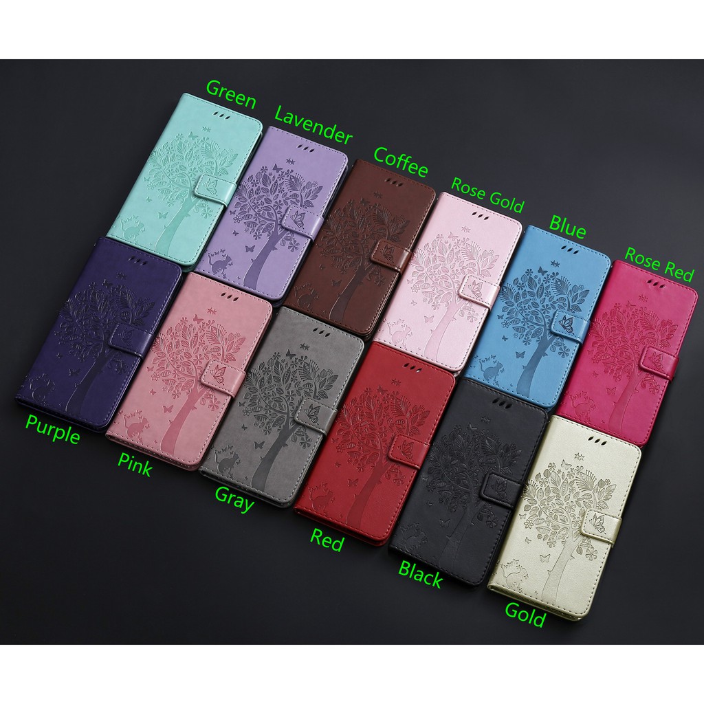 Bao da điện thoại dập nổi họa tiết cây độc đáo cho OPPO F11/F11 PRO | BigBuy360 - bigbuy360.vn