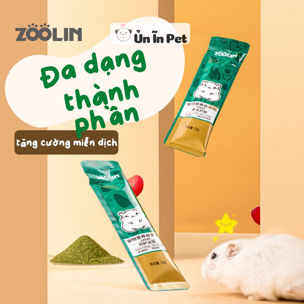 Gel dinh dưỡng cho hamster ZOOLIN rong biển, tảo xoắn