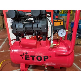 Máy nén khí không dầu etop 30l thái lan 1200w | máy nén khí sạch( không ồn