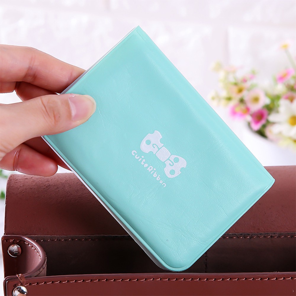 B3 Ví chứa Thẻ xe buýt - Thẻ ngân hàng Dễ Thương Kiểu Hình Nơ 11