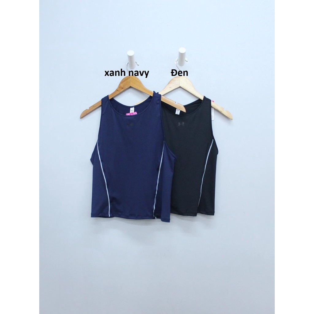 Q9826 - Áo thun tập Xuất 3 lỗ, phối viền màu