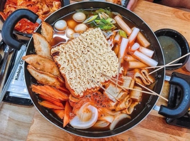 MÌ KHÔNG GÓI GIA VỊ OTTOGI 110g, mì UDON sợi to 100 g chuyên ăn lẩu, nấu mì cay